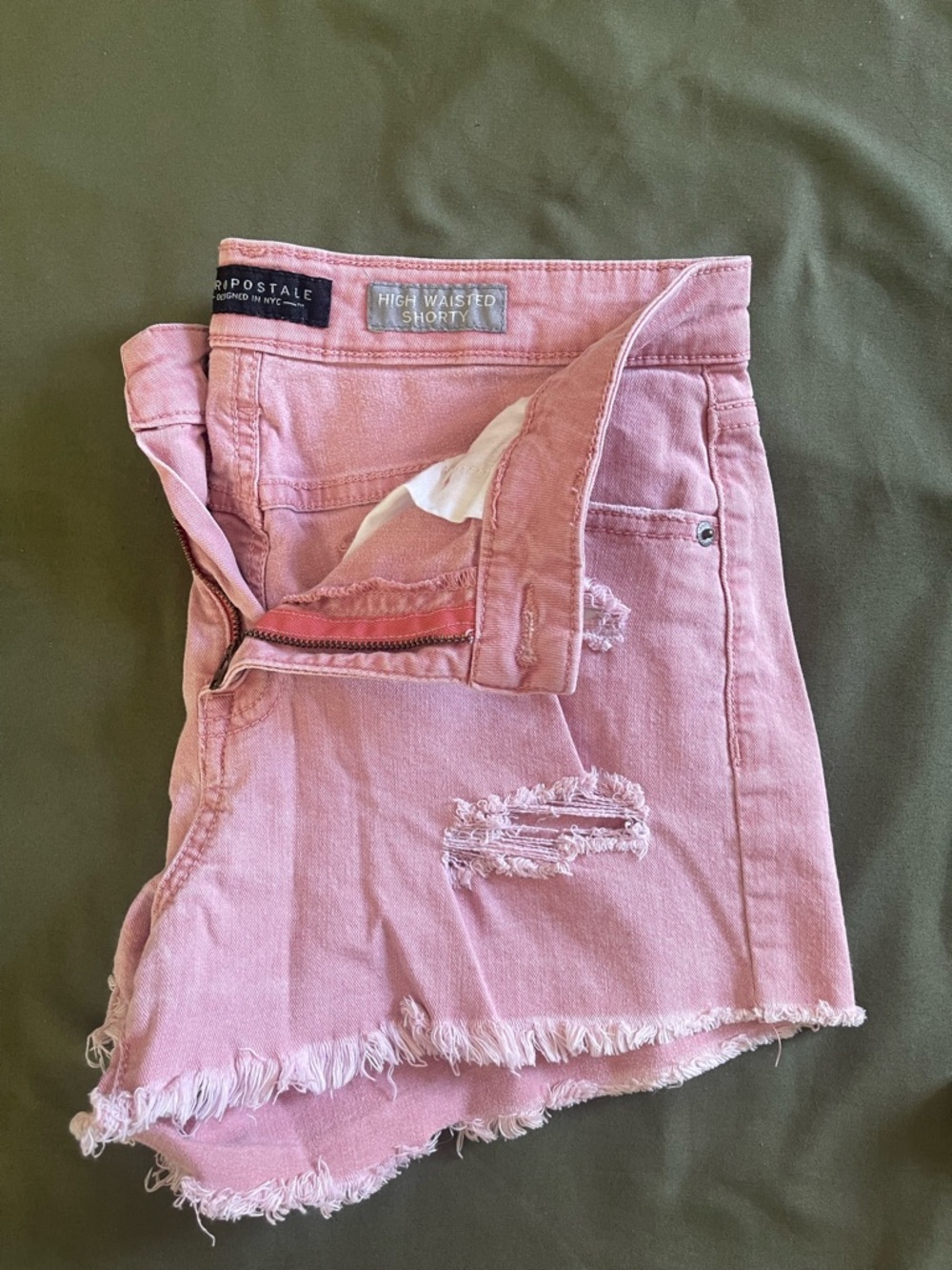 Aeropostale High Waisted Pink Shorts